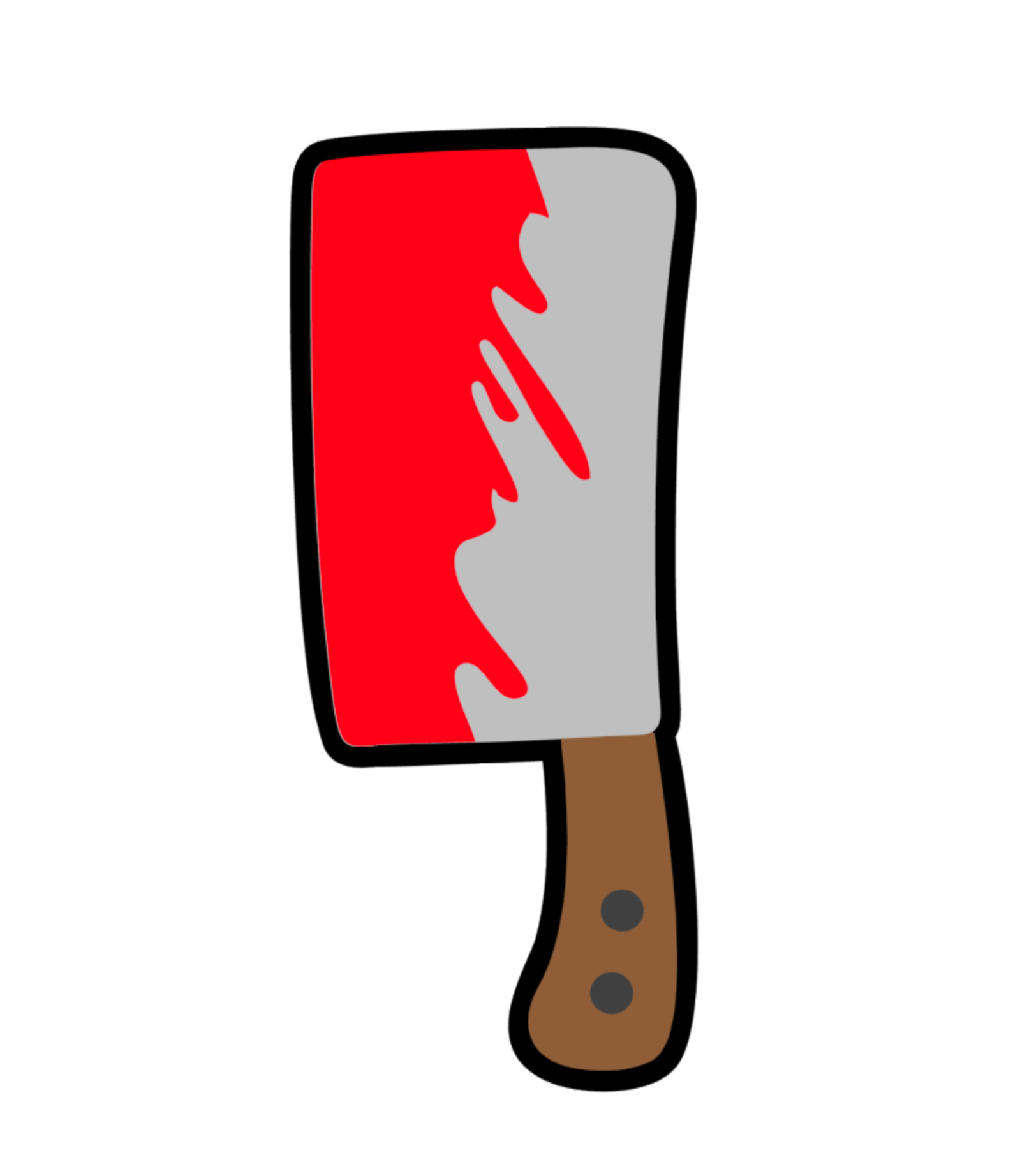 Meat Cleaver Clear Acrylic Blank for Key Chain Crafts Moxie Vinyls