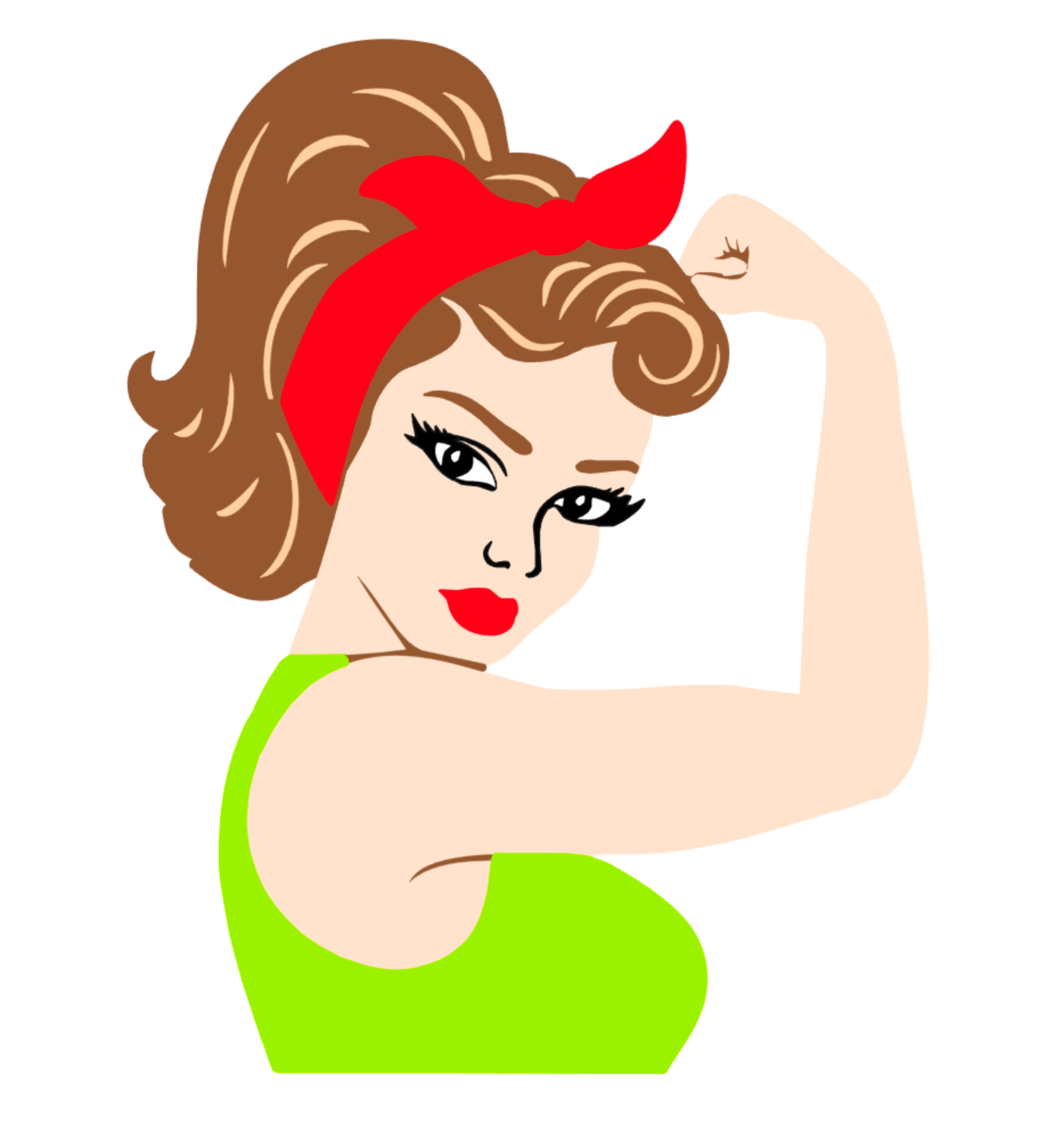 Rosie Mom Power Decals for Moxie Acrylic Blanks