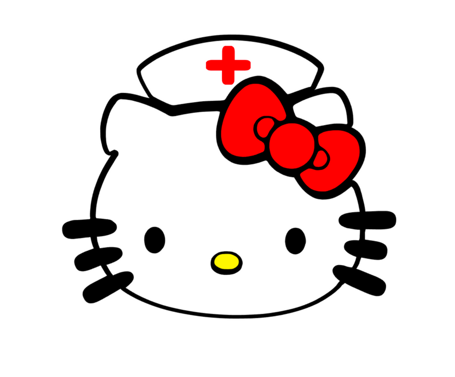 Kitty Nurse DECAL