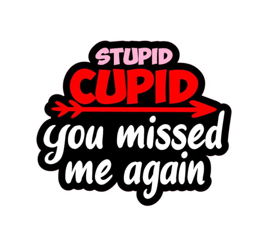 Stupid Cupid Acrylic Blank