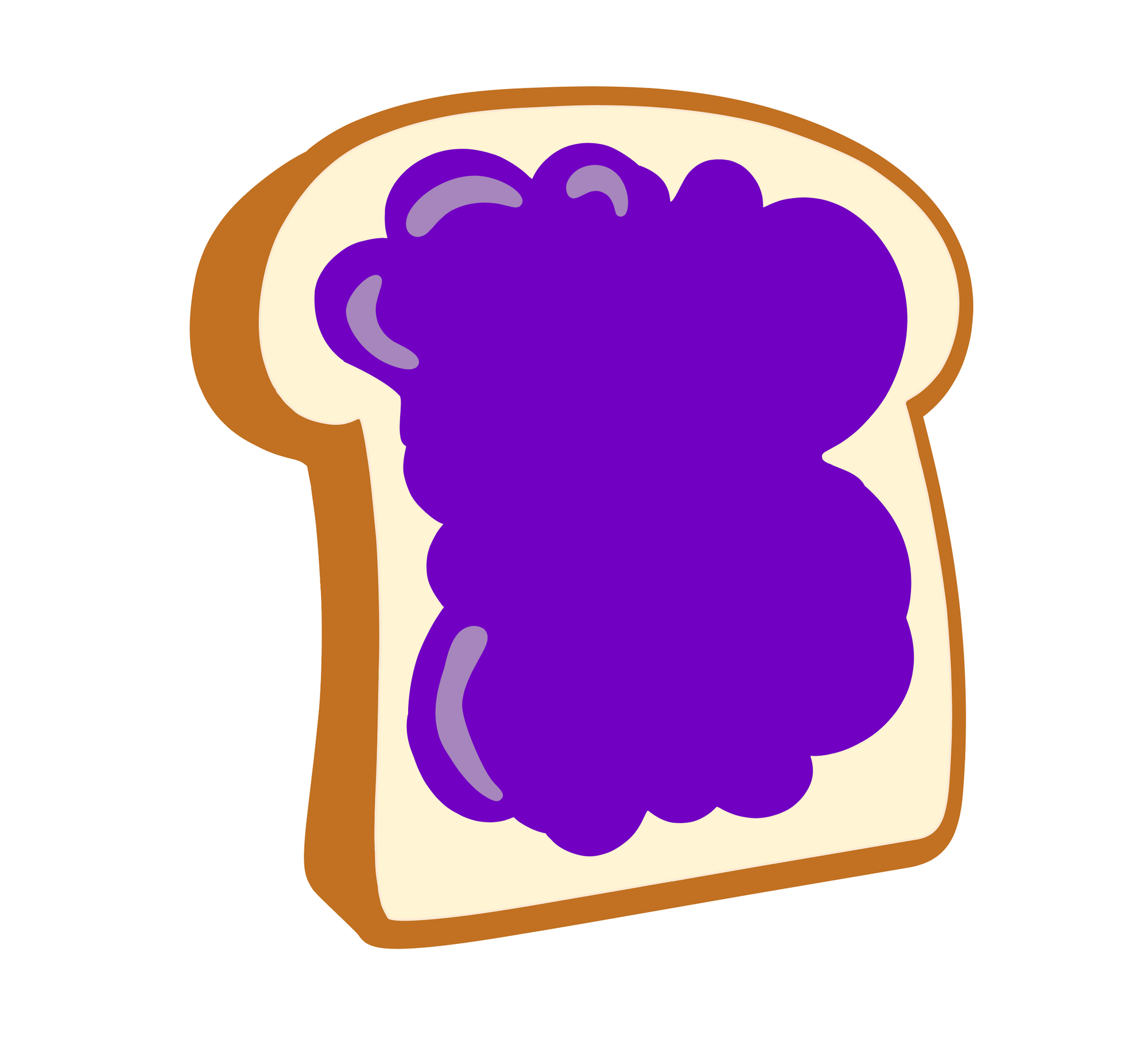 Toast Jam Decals for Moxie Blanks