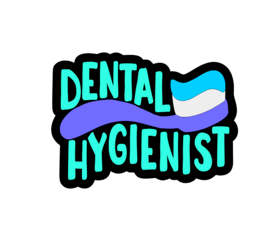 Dental Hygienist Acrylic Blanks for Badge Reel Crafting