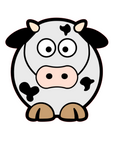 Pudgy Cow Acrylic Blanks