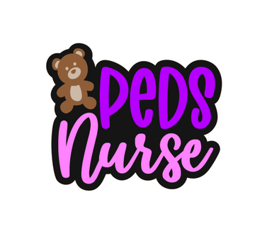 PEDS Nurse Badge Reel Blank