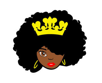 African American Queen DECAL