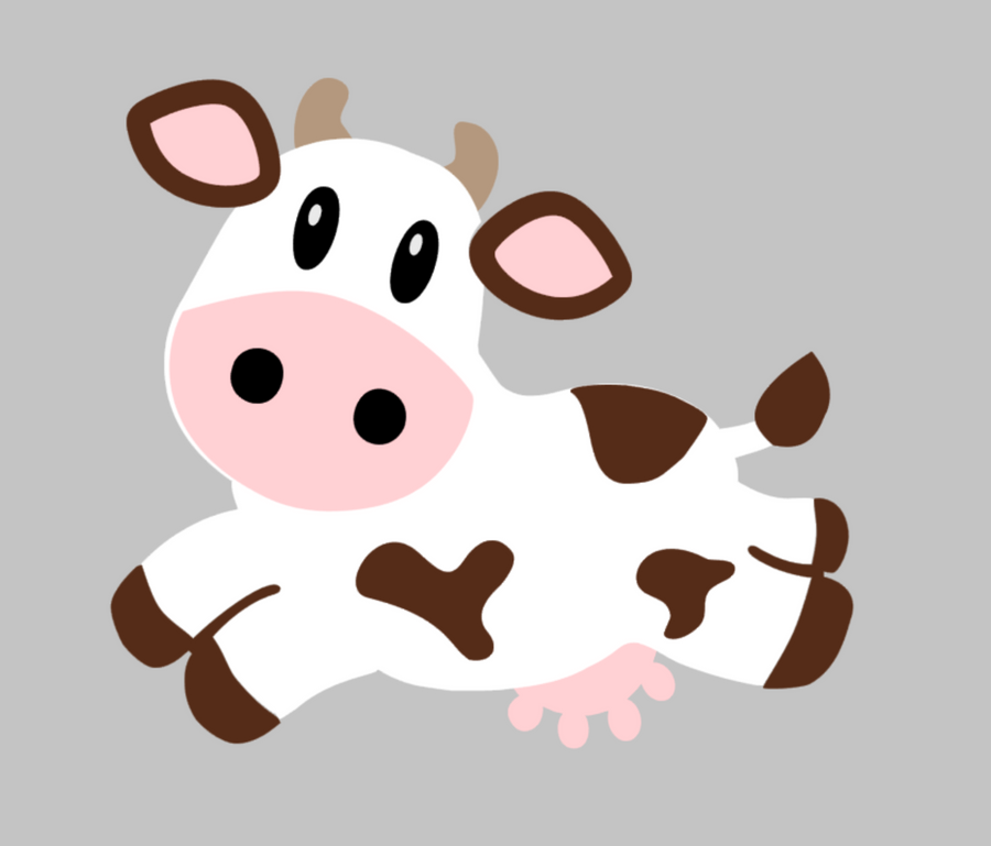 Jumping Cow DECAL