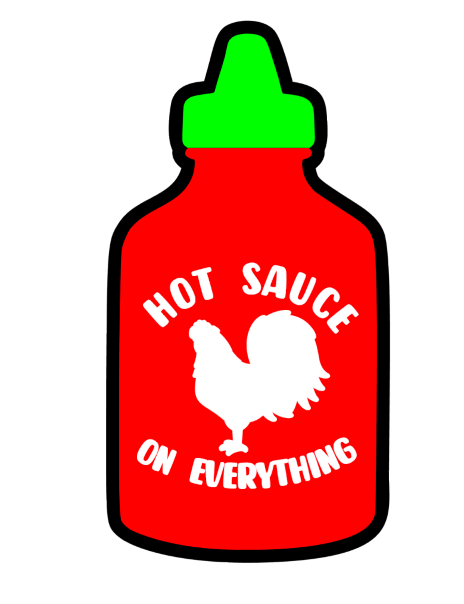 Hot Sauce Acrylic Blanks for Resin Crafts