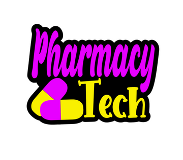 Pharmacy Tech Acrylic Badge Blank