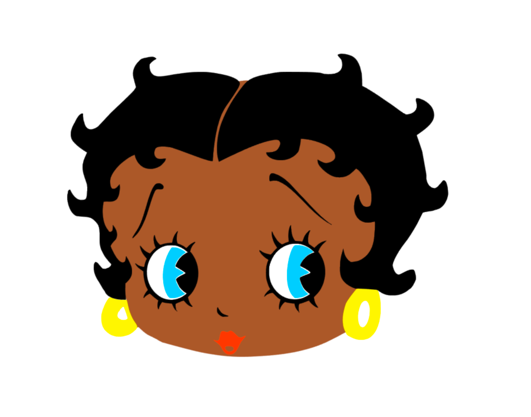 Betty Dark Skin DECAL