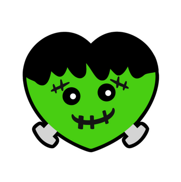 Frankenstein Heart Acrylic Blanks