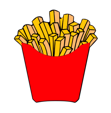 French Fries DECAL