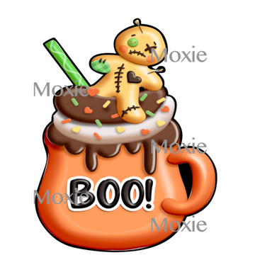 Halloween Mug Decal & Acrylic Blank COMBO