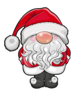 Santa Gnome Decal & Acrylic Blank COMBO