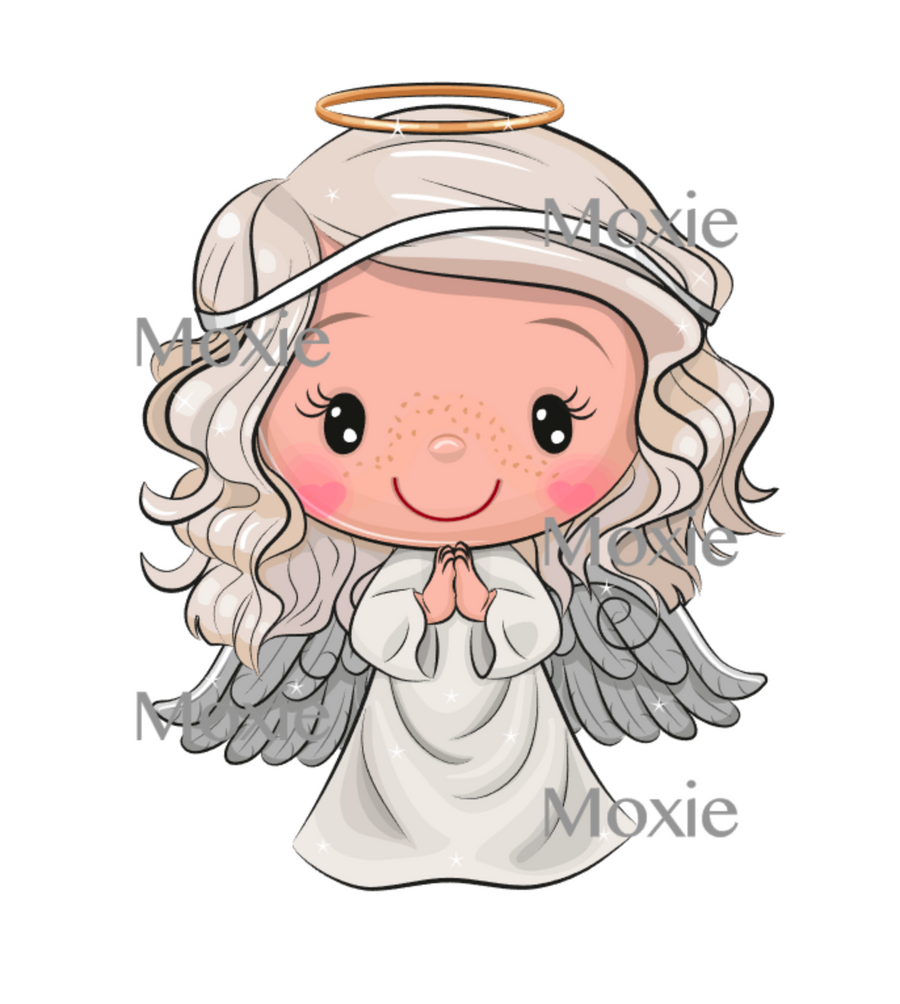 Angel Decal & Acrylic Blank COMBO – Moxie Vinyls