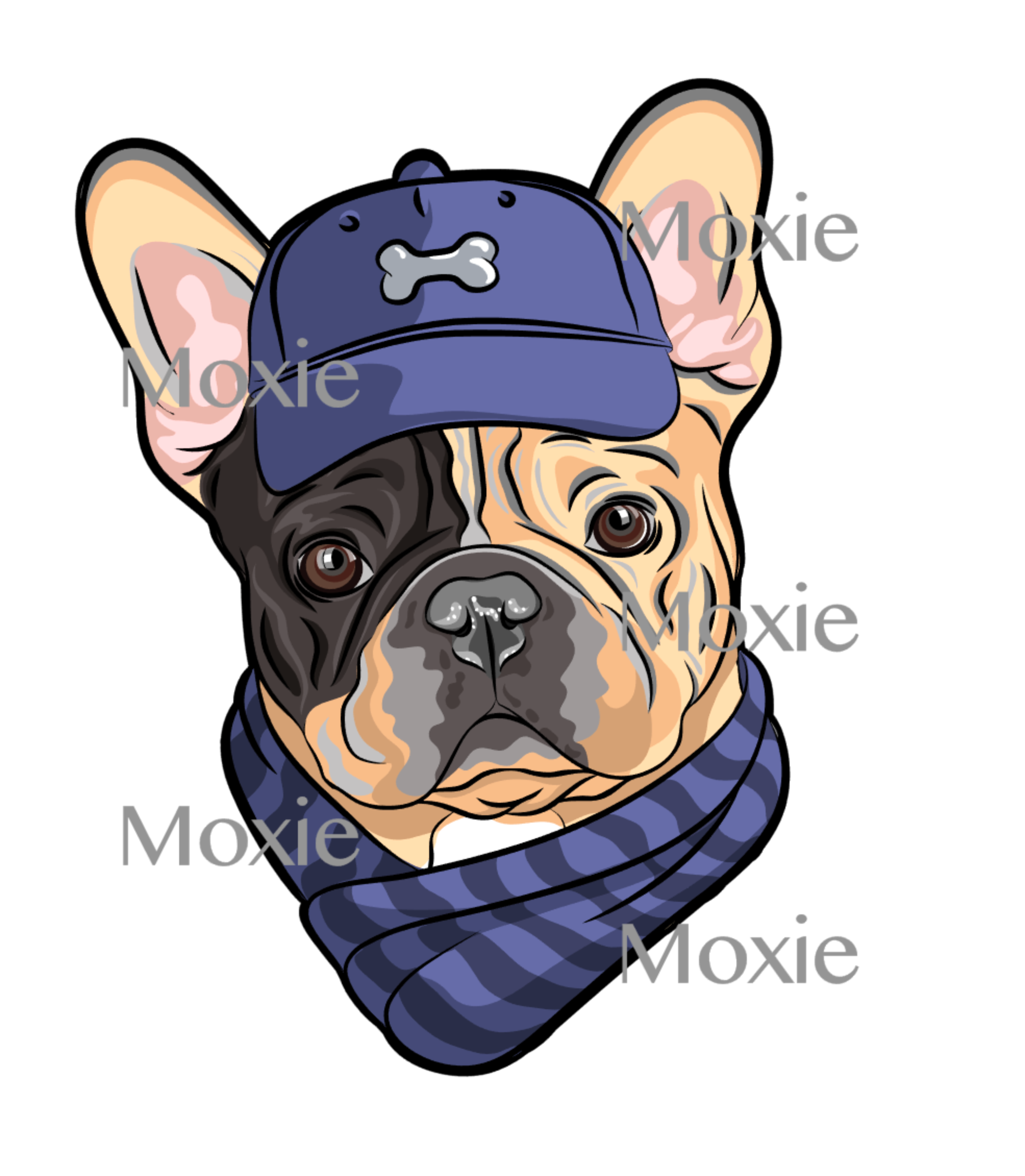 Hipster French Bulldog Decal Acrylic Blank COMBO Moxie Vinyls Hipster French Bulldog Decal Acrylic Blank COMBO Moxie Vinyls
