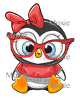 Smart Penguin Decal & Acrylic Blank COMBO