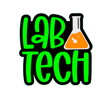 Lab Tech Badge Reel Blank