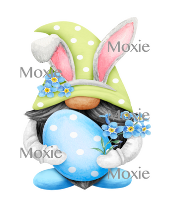 Green Easter Gnome Decal & Acrylic Blank COMBO