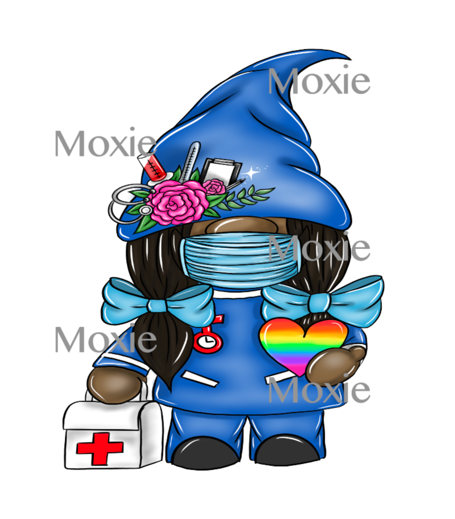 Medic Nurse Gnome Decal &amp; Acrylic Blank COMBO