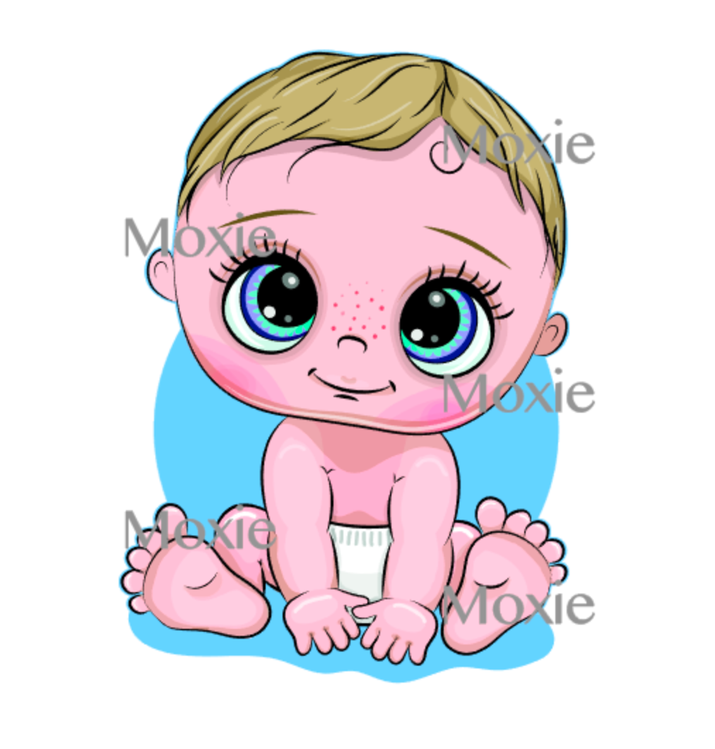 Baby Boy Decal &amp; Acrylic Blank COMBO