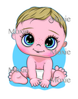 Baby Boy Decal & Acrylic Blank COMBO