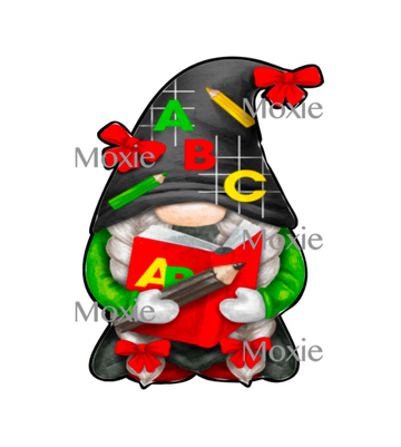 Teacher Gnome Decal & Acrylic Blank COMBO