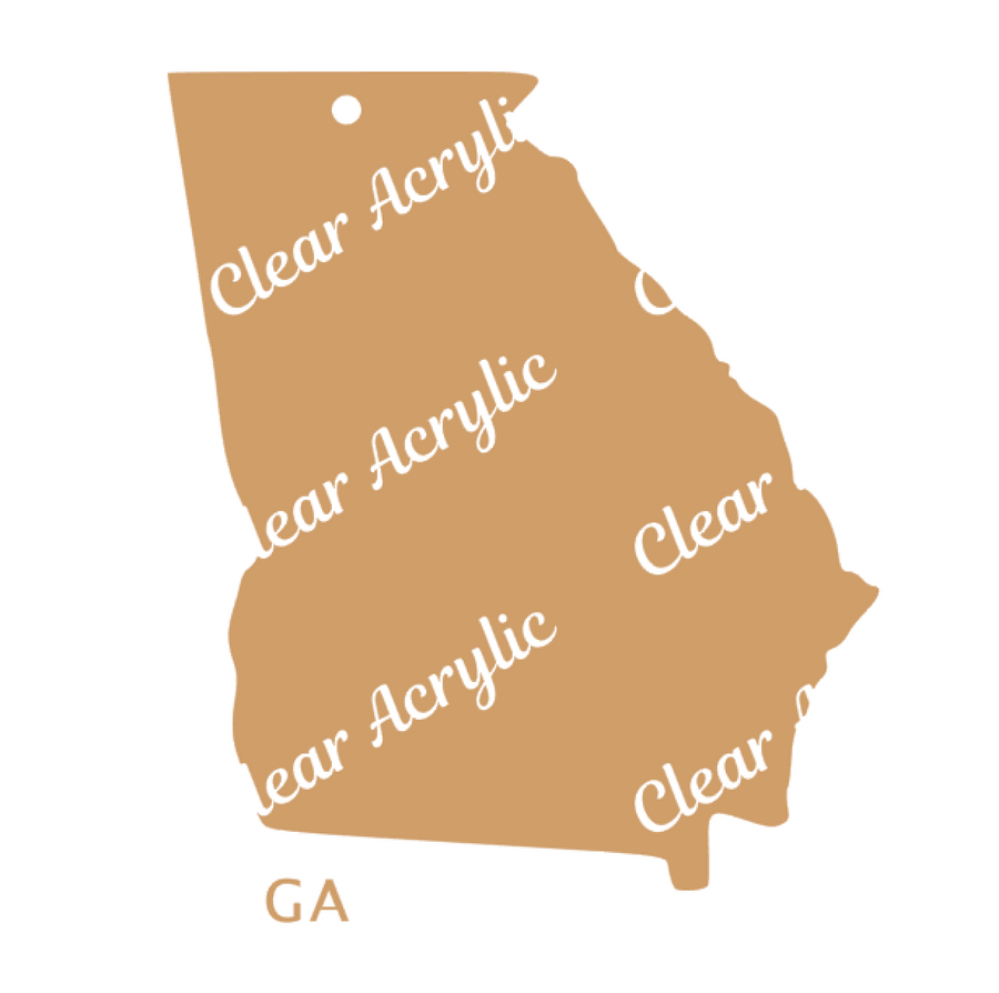 Georgia State Acrylic Blank