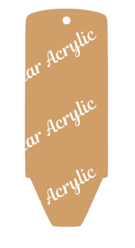 Crayon Shaped Plastic Acrylic Blank for personalized keychains 