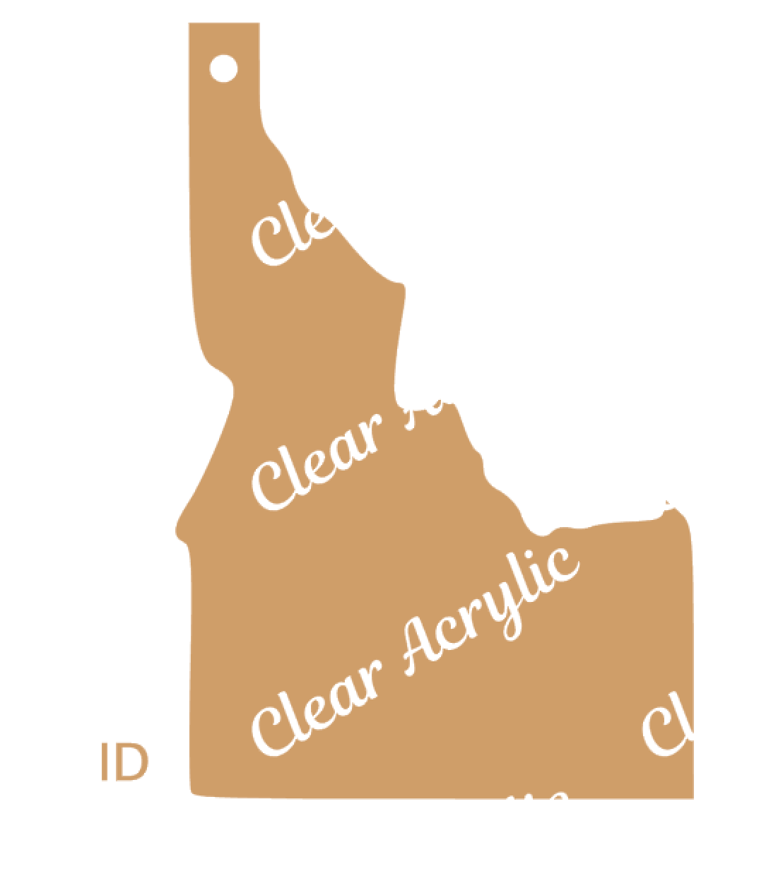 Acrylic Blank Idaho