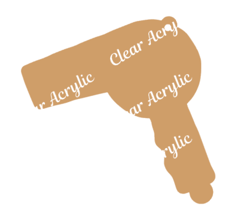 Hair Dryer Acrylic Blank