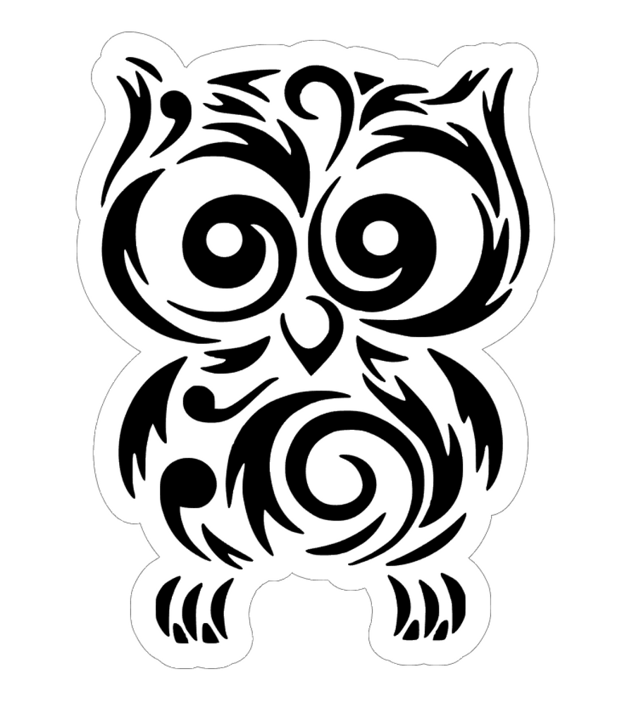 Baby Owl SVG for acrylic blank