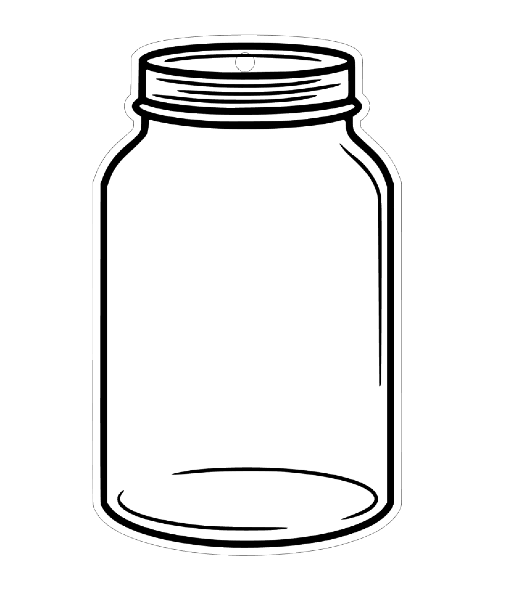 Mason Jar Acrylic Blank