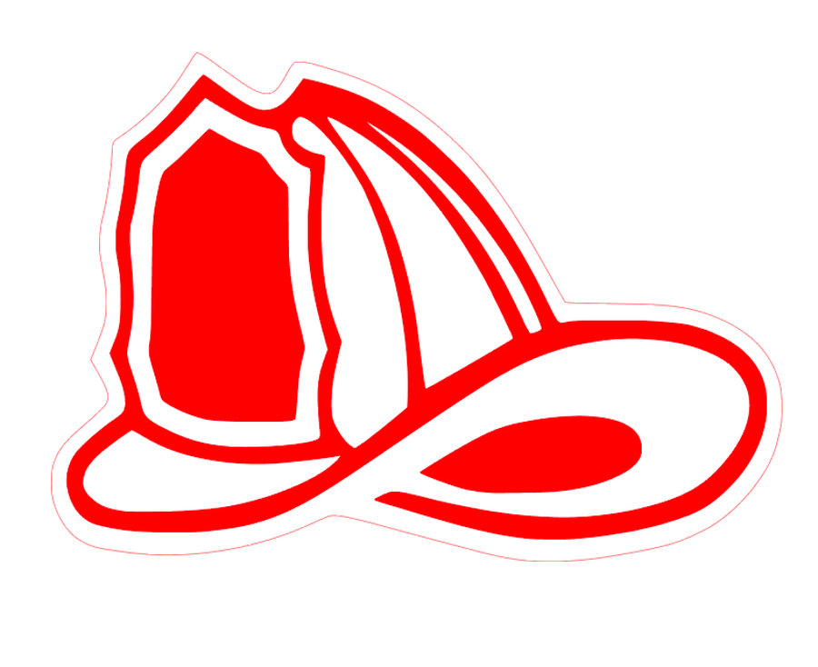 Firemans Helmet  Acrylic Blank