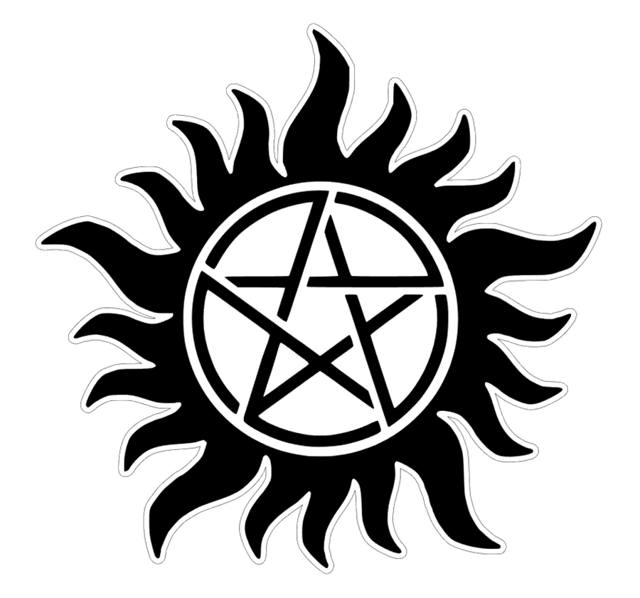 Sam Winchester Dean Winchester Tattoo Demonic possession Symbol,  supernatural transparent background PNG clipart | HiClipart