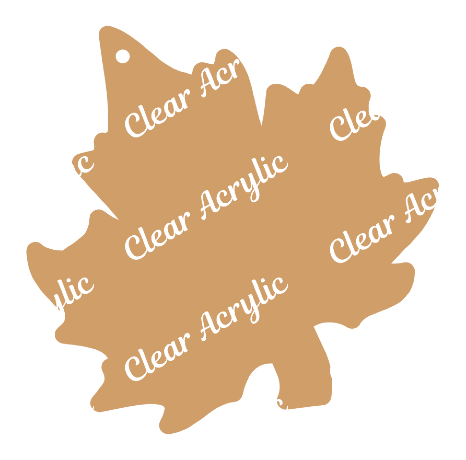 Canadian Maple leaf acrylic blank