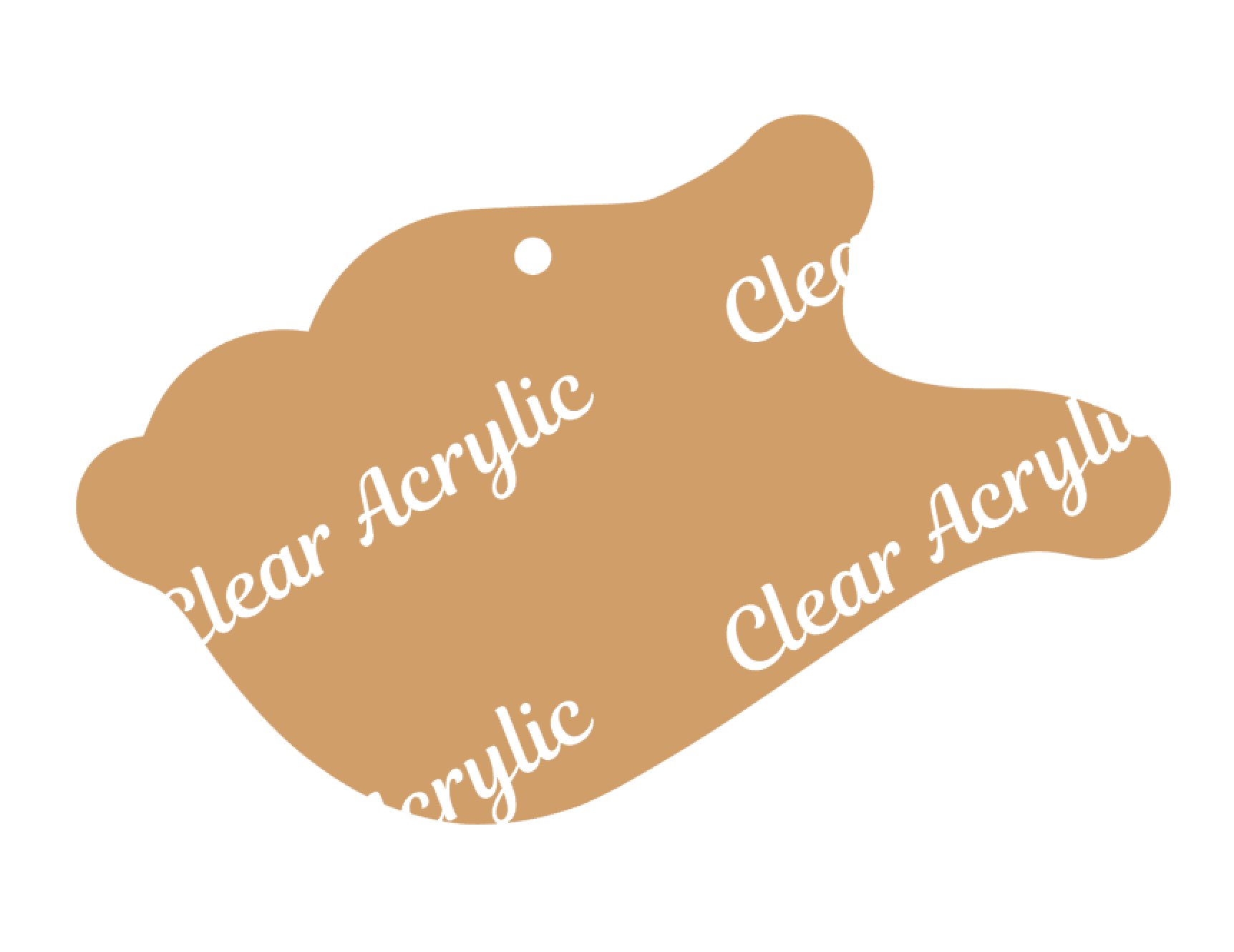 Dove Bird shape Acrylic Cut Out Blanks for keychains