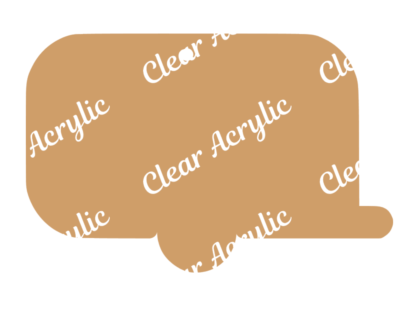 Camper Trailer Acrylic Blank for Keychains