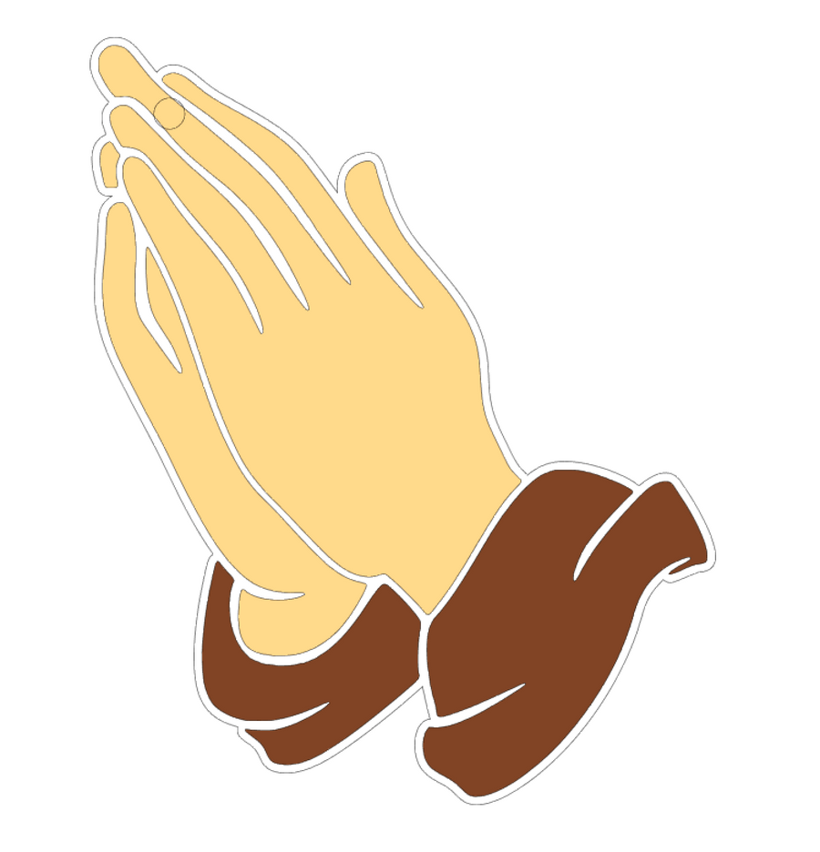 Praying Hands Acrylic Blank