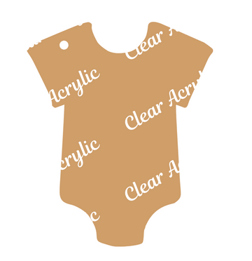 Shape of baby clothes plastic blank 