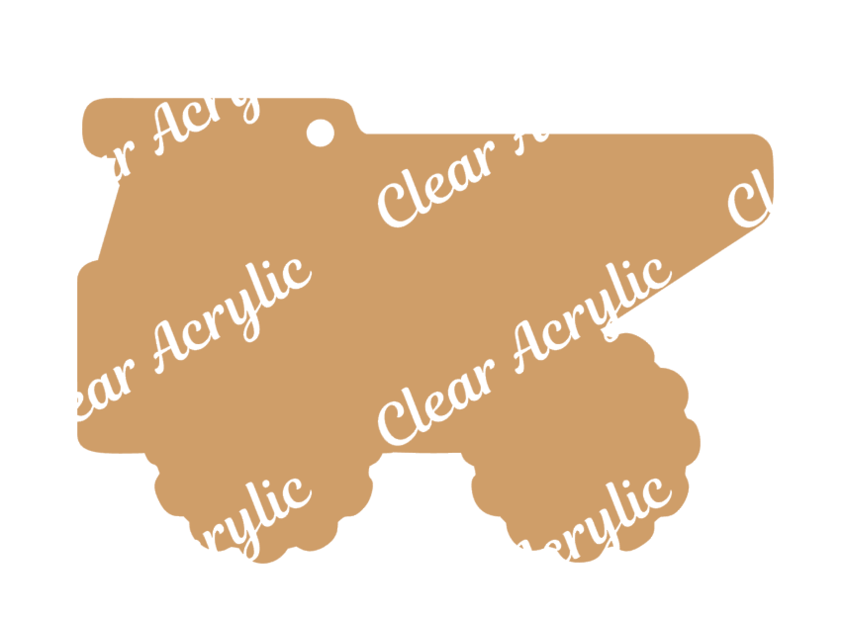 Big Dump Truck Tonka Acrylic Shape 