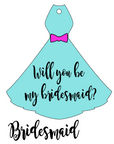 Bridesmaid Dress Acrylic Blank
