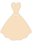 Wedding Dress Acrylic Blank
