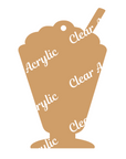 Milkshake keychain blank