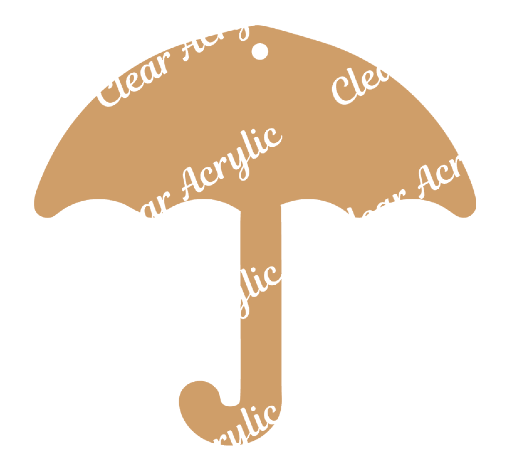 Umbrella keychain blank