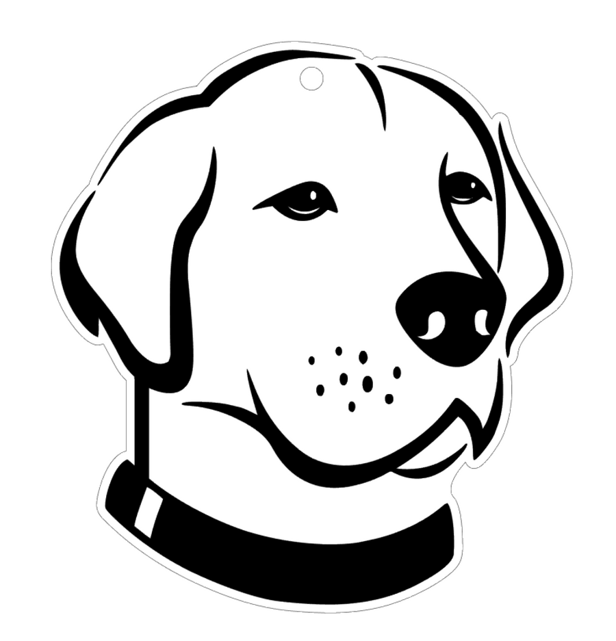 Labrador Dog Face Acrylic Blank