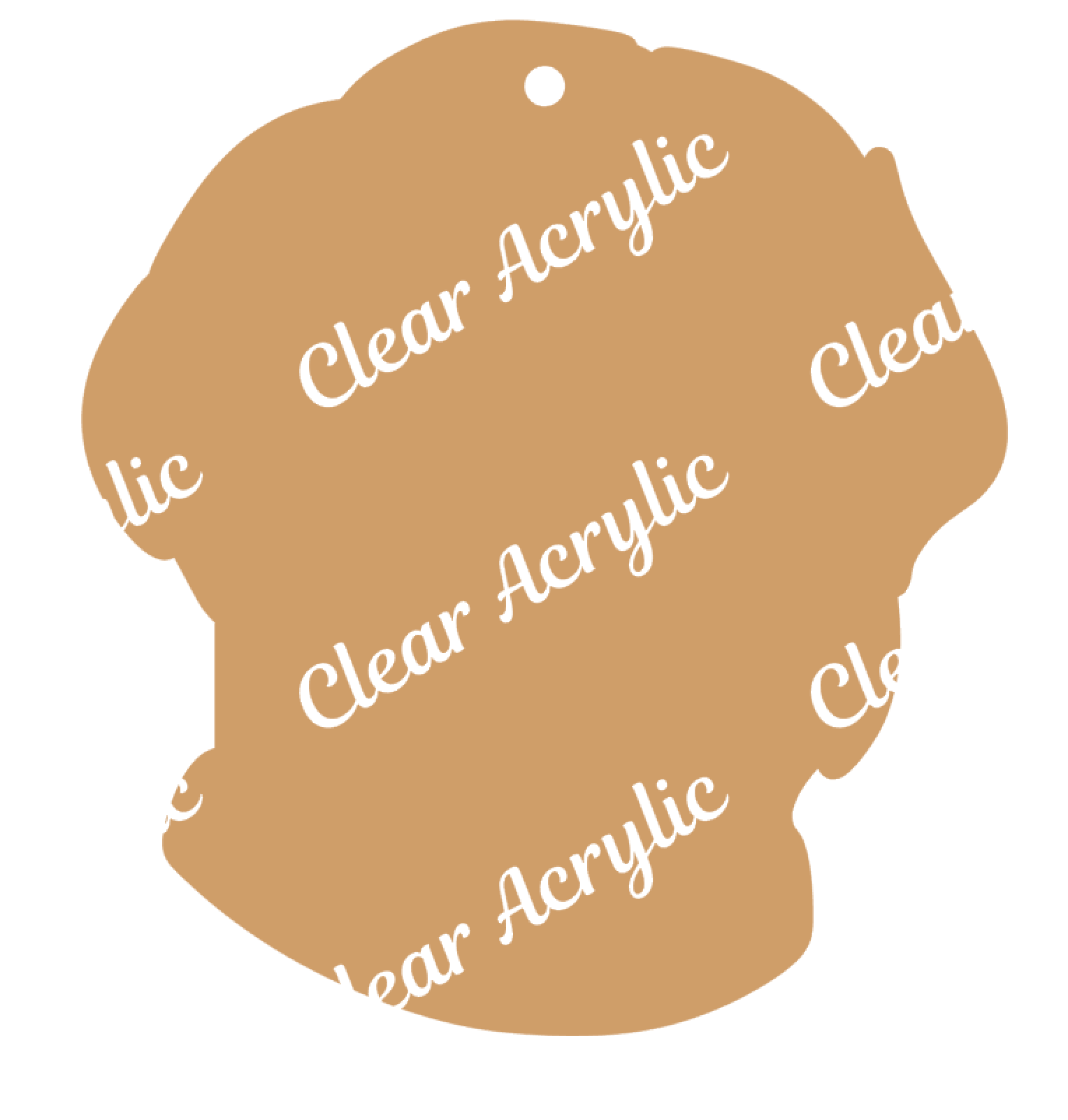Labrador Dog Face keychain blank