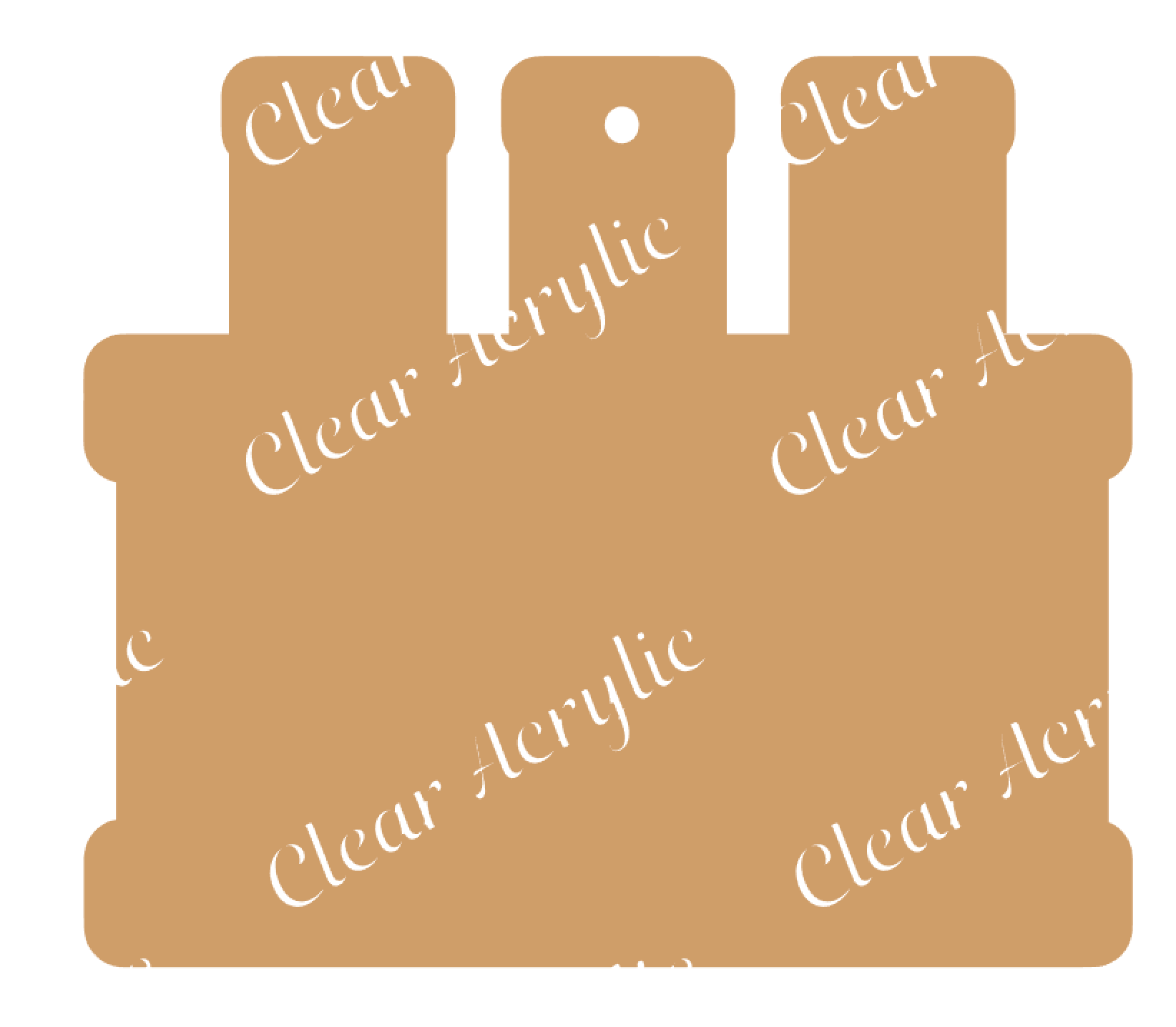Chemistry Test Tubes acrylic keychain blank