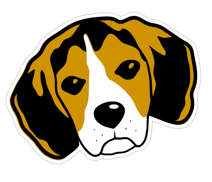 Beagle Face Dog Acrylic Blank