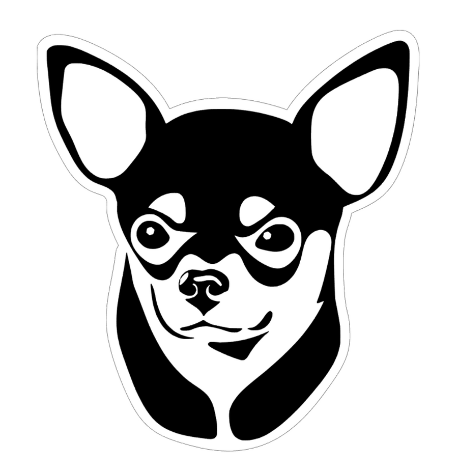 Chihuahua Face Dog Acrylic Blank