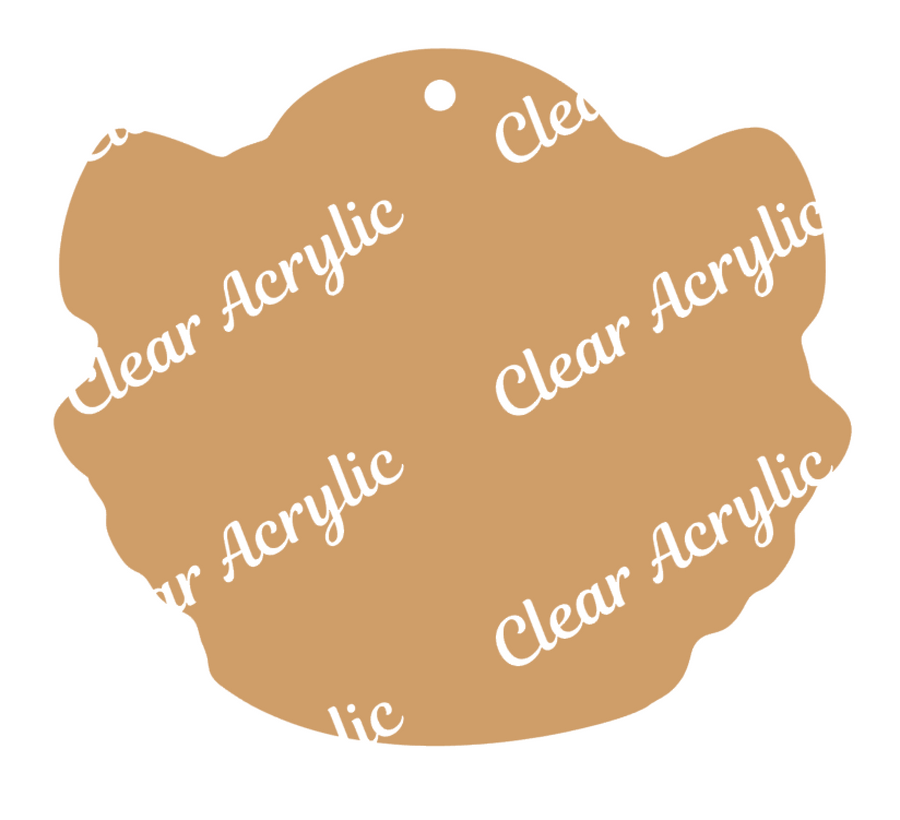 Yorkshire Terrier Acrylic Keychain blank